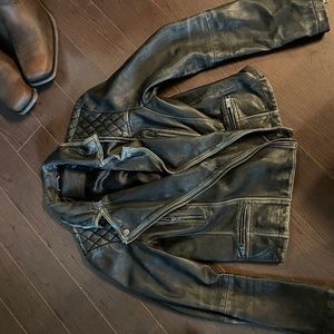 All Saints - Conroy Leather Biker Jacket